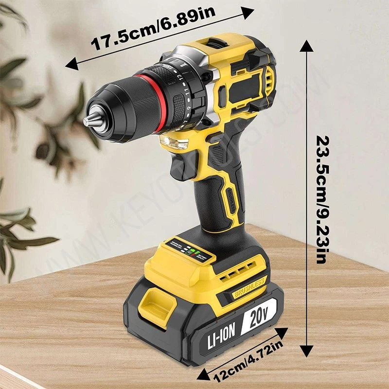 20v Brushless Household Repair Cordless Drill Tool Kit factory
