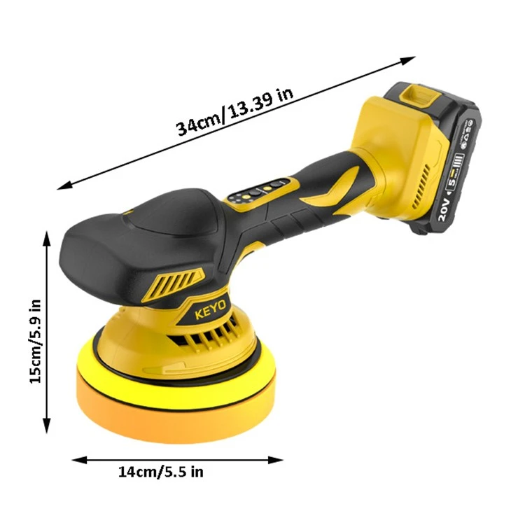 20v Cordless Car Buffer Polisher
