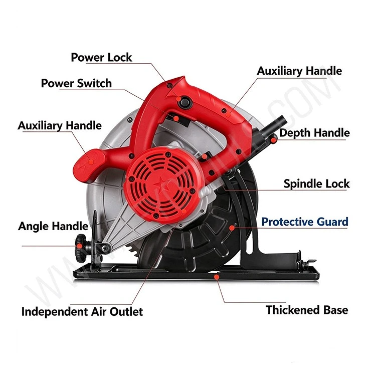 2800w 305mm Disc Building Wood Cutting Saw factory