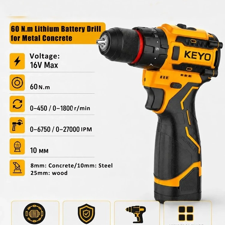 battery powered impact drill