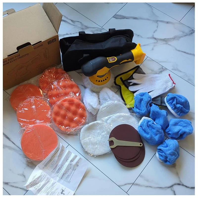 real customize kit of polisher for car detailing