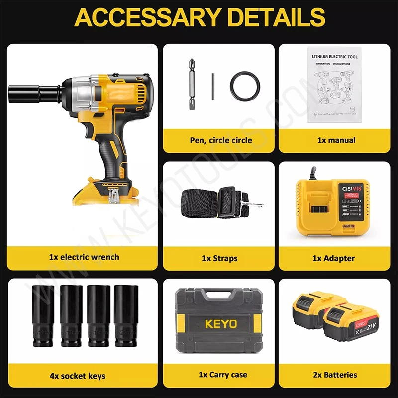 automotive impact wrench set