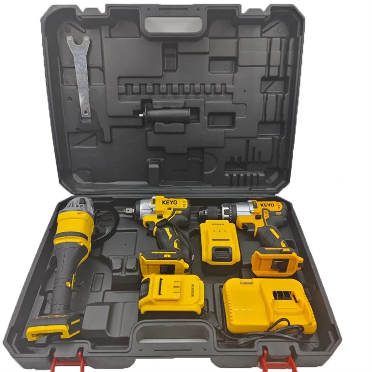 3 Pcs Grinder Drill And Impact Driver Combo Kit suppliers