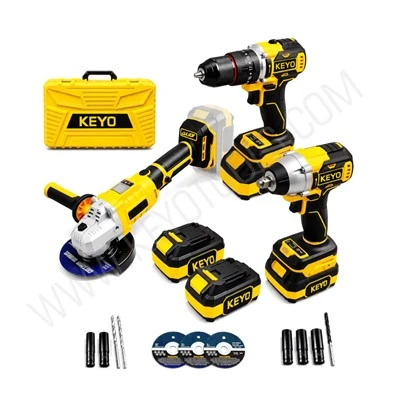 3 in 1 Brushless Cordless Power Tool Combo Kit