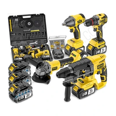 Li-ion Cordless Tool Combo Kit 4 Piece Set